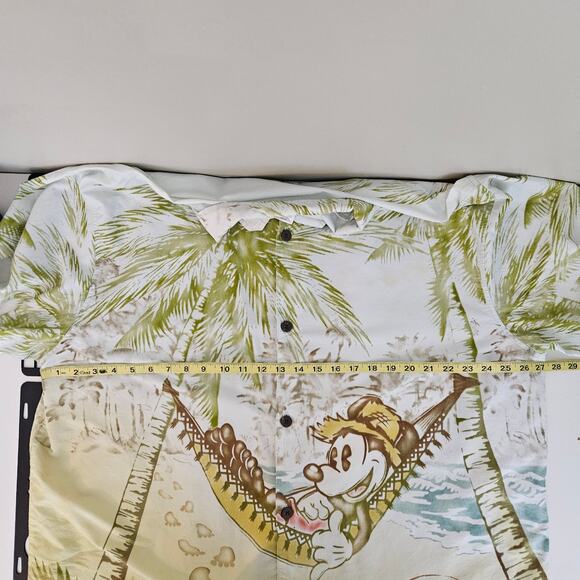 Disneyland Resort Mickey Mouse Hawaiian All-Over Full Print Shirt | Men's XXL - Picture 5 of 16